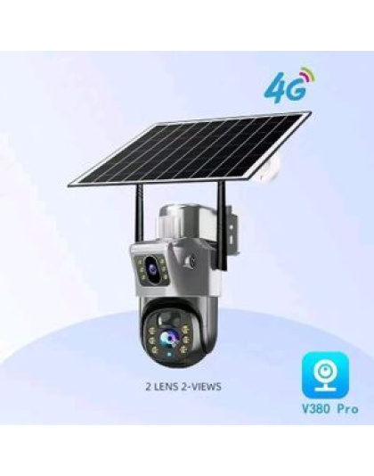 5MP+5MP Generic Dual-Lens 4G Solar-Powered PTZ Security Camera