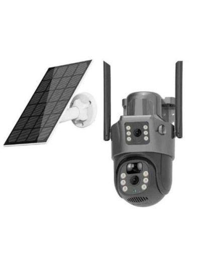 5MP+5MP Generic Dual-Lens 4G Solar-Powered PTZ Security Camera