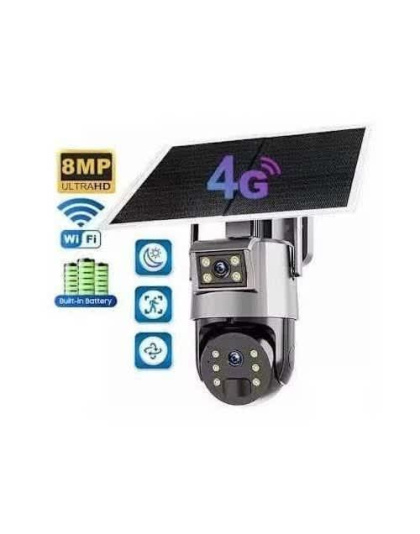 UBox A30 4G Solar Dual-Lens Security Camera